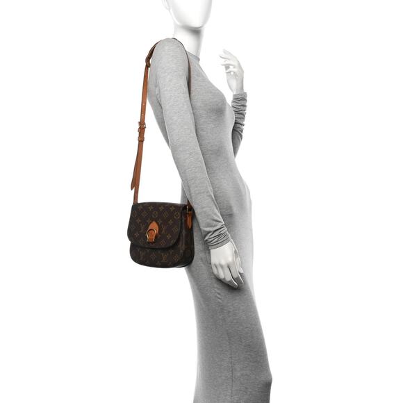 LOUIS VUITTON Monogram Saint Cloud GM Shoulder/ Crossbody Bag TH0911 w/dustbag - Picture 3 of 10